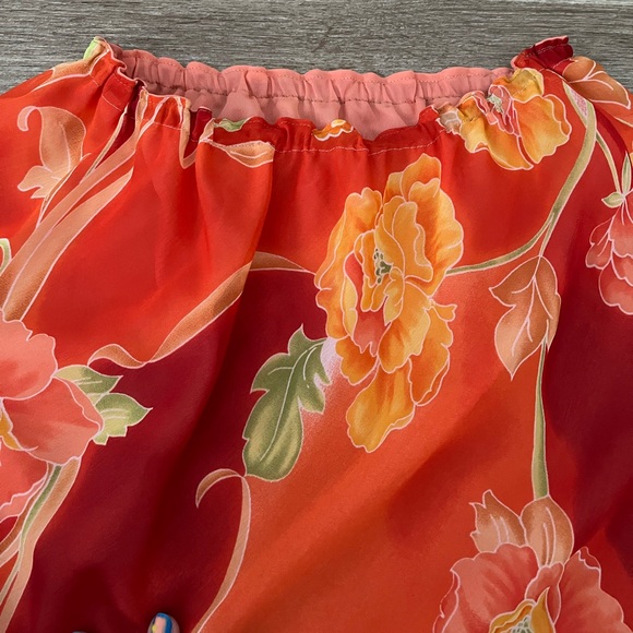 y2k floral midi skirt - Picture 3 of 4